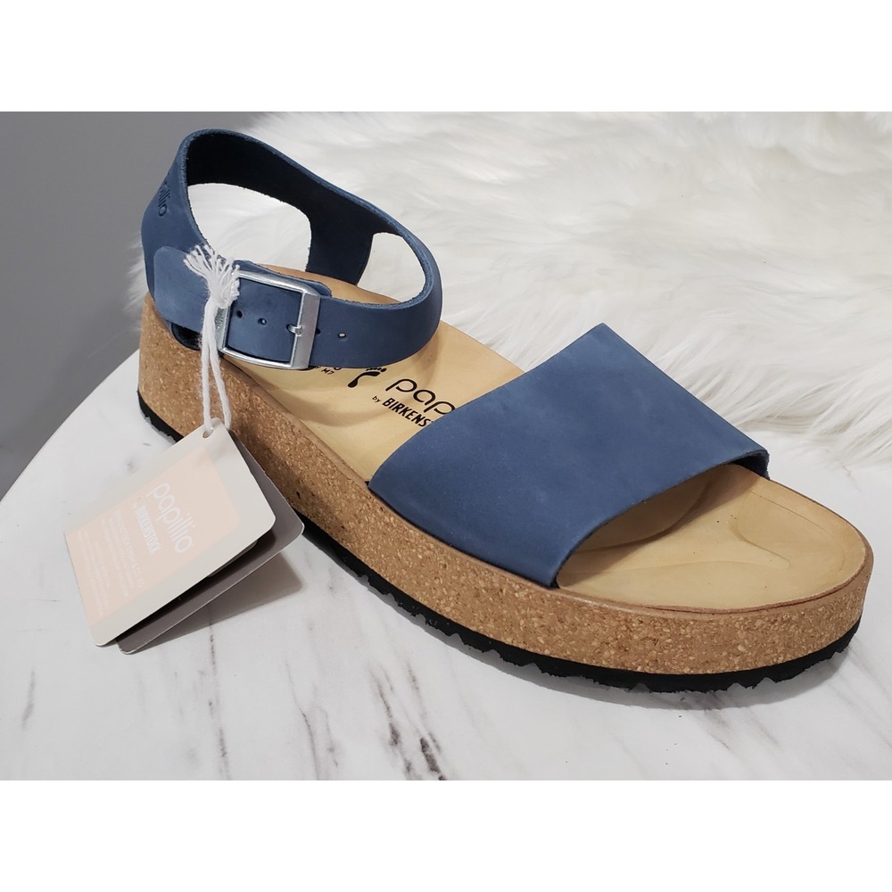 NEW NO BOX SIZE 9 / EURO 40 - Papillio by Birkenstock Glenda Canvas Wedge Sandal